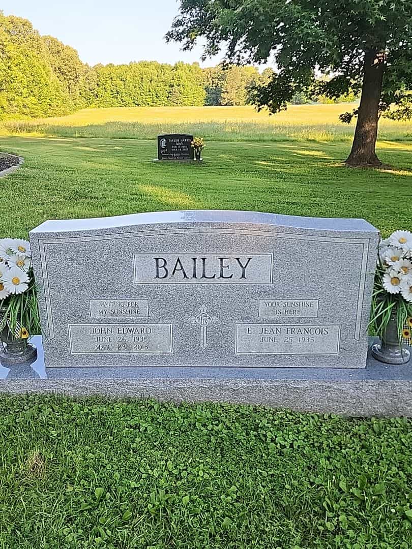 John Edward Bailey's grave. Photo 3