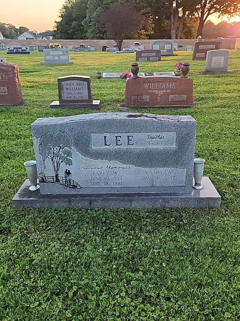 Barry W. Lee's grave. Photo 1