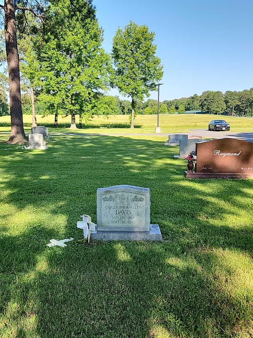 Christopher Allen "Chris" Davis's grave. Photo 2