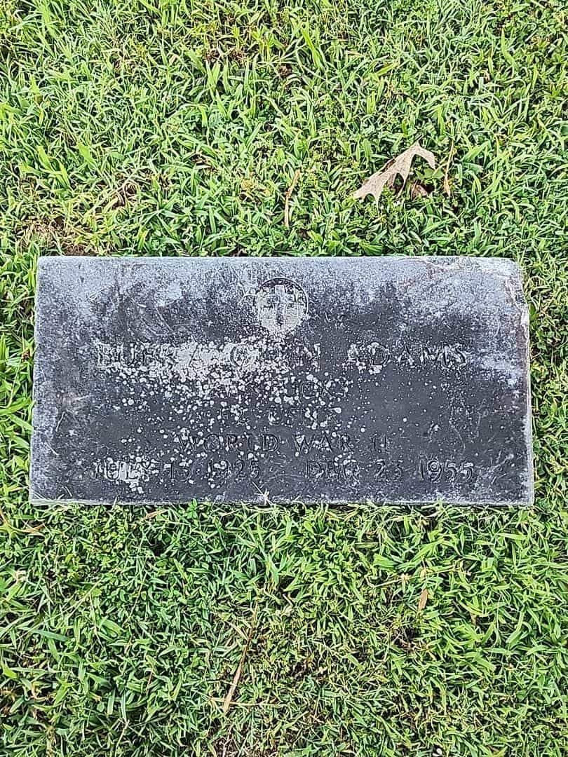 Buera Glyn Adams's grave. Photo 3