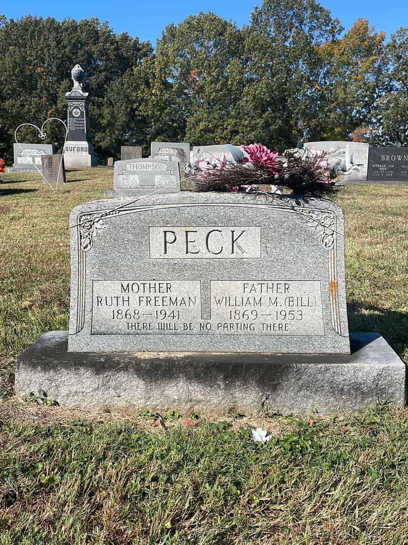 William M. "Bill" Peck's grave. Photo 1