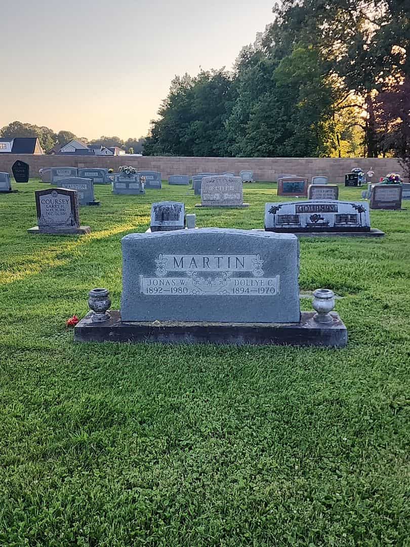 Jonas W. Martin's grave. Photo 2