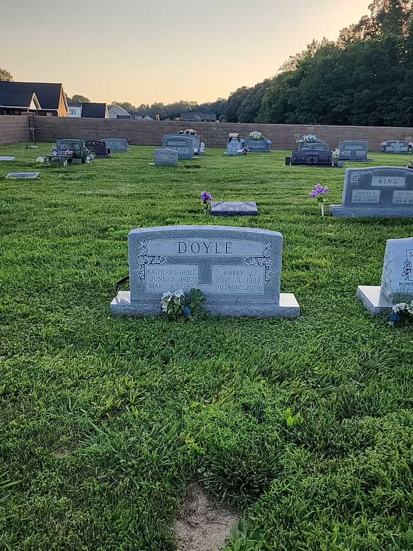 Katherine Hall Doyle's grave. Photo 2