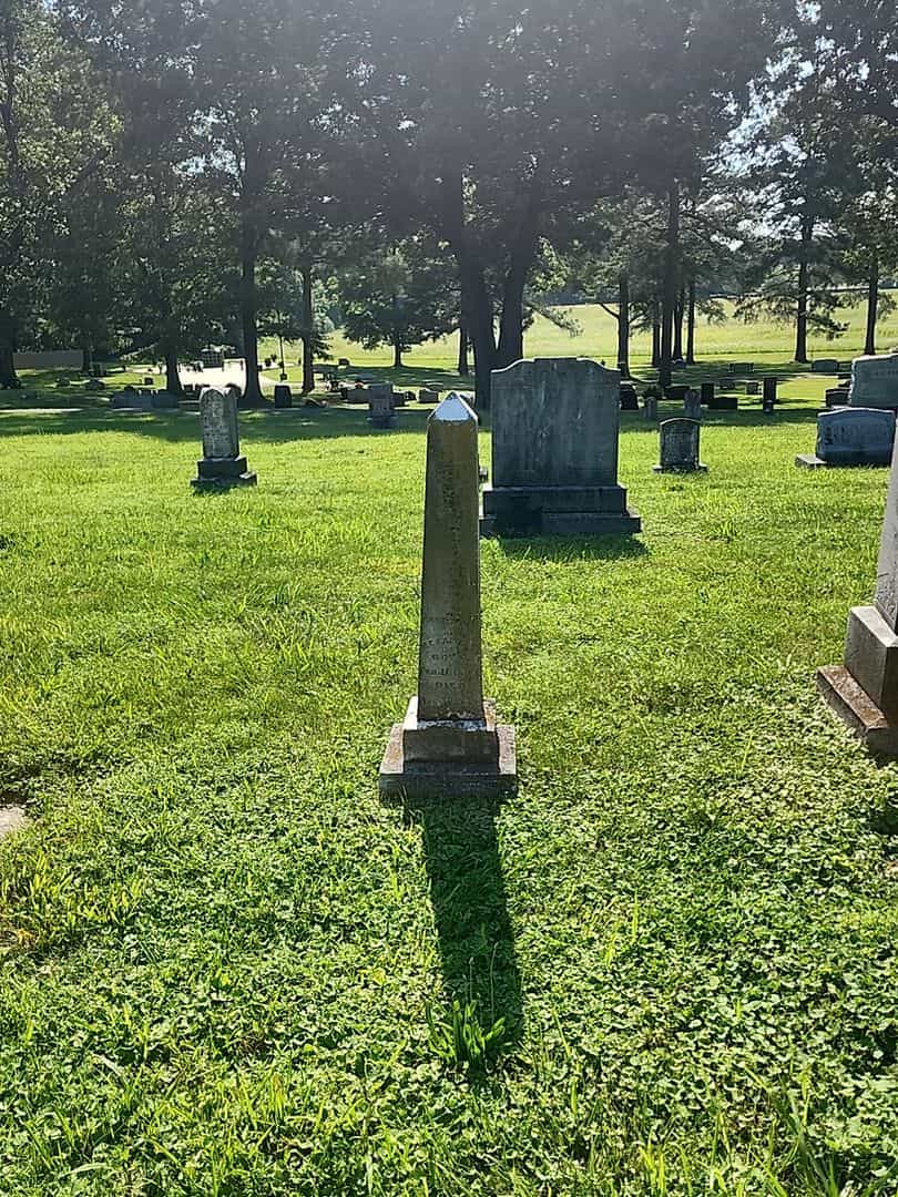 M. C. Calvert's grave. Photo 2