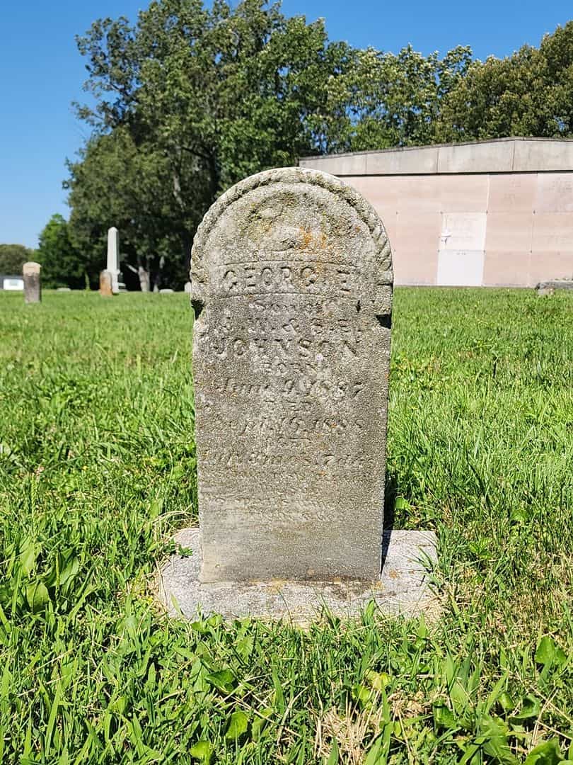 Georgie Johnson's grave. Photo 1