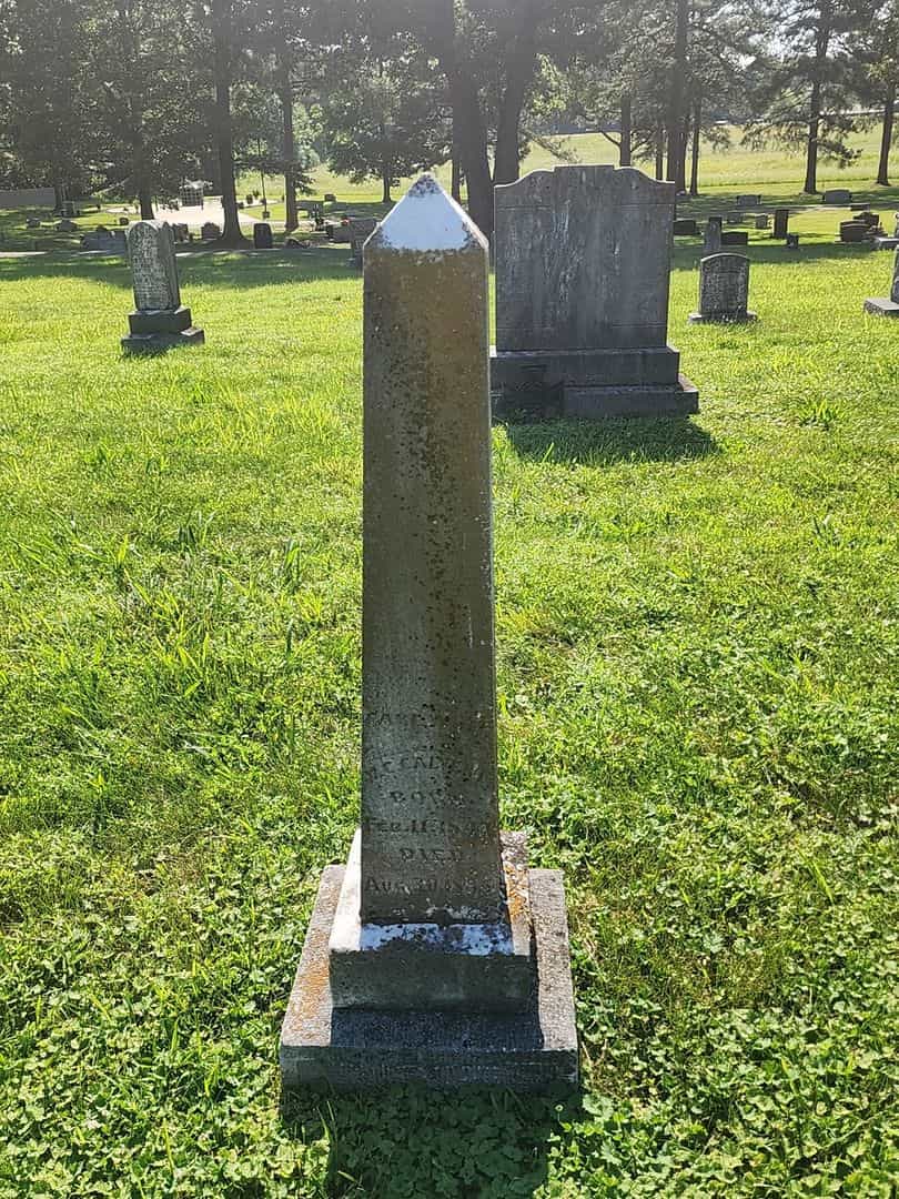 M. C. Calvert's grave. Photo 1