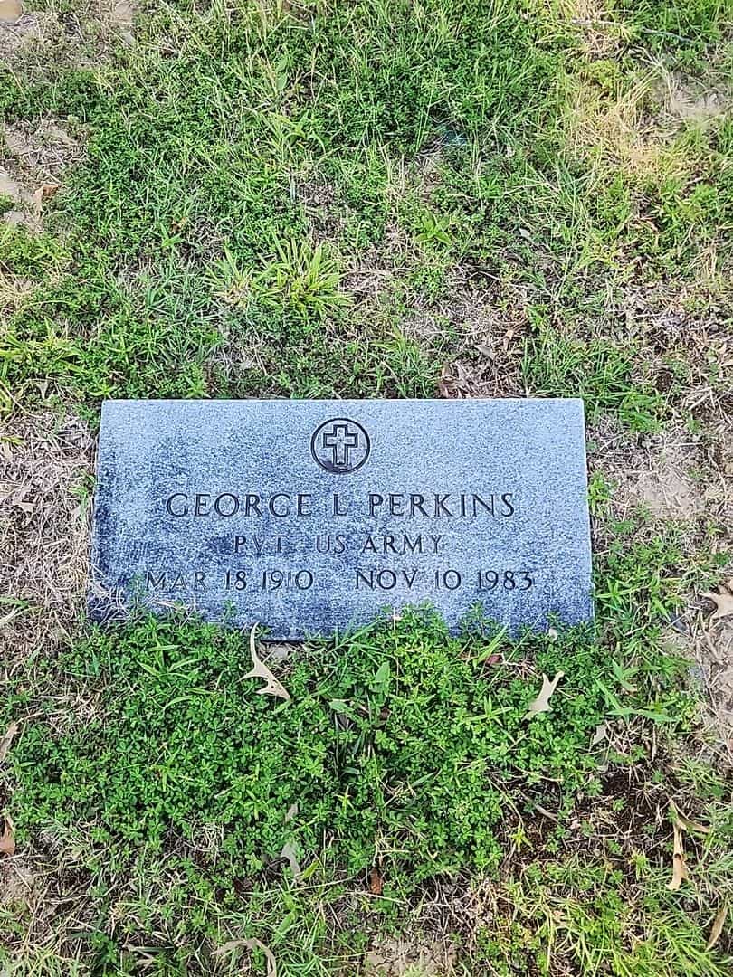 George L. Perkins's grave. Photo 1