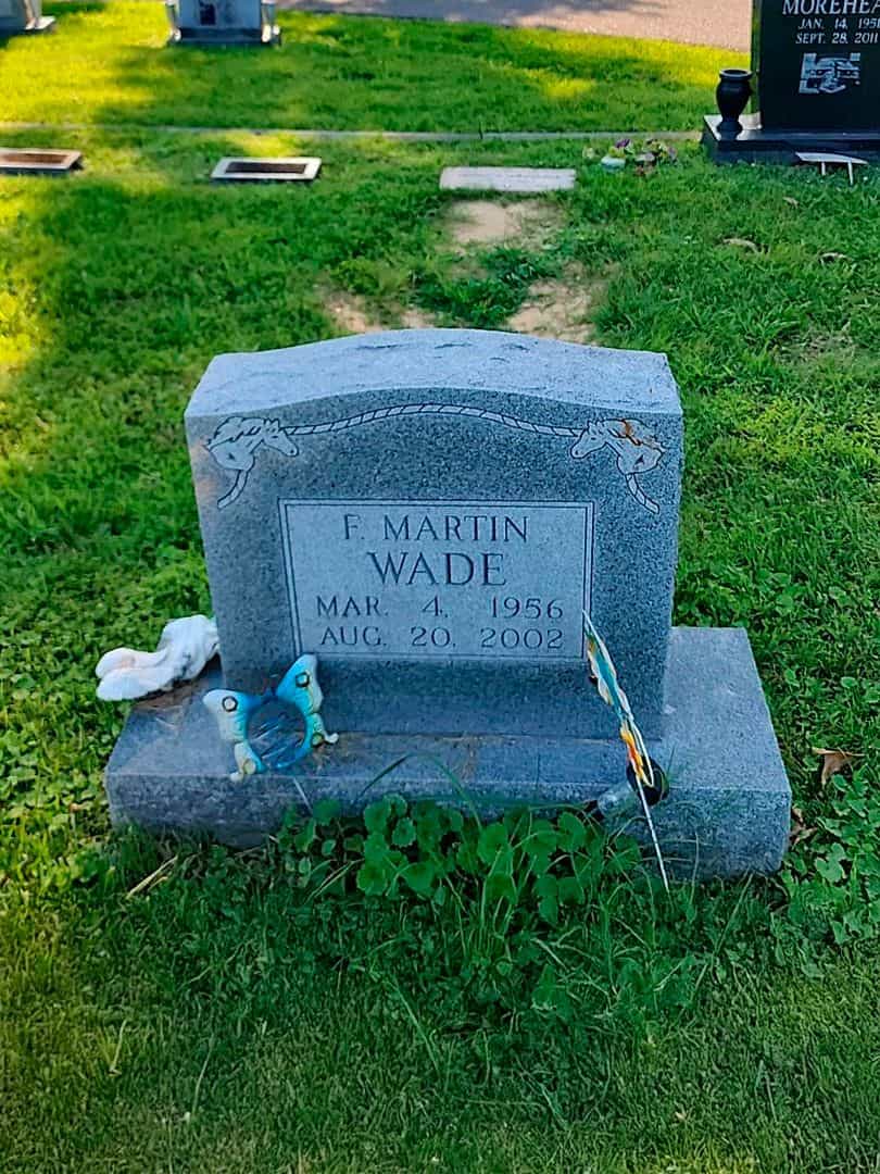 F. Martin Wade's grave. Photo 1