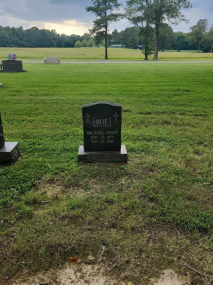 Michael Jason Roe's grave. Photo 2
