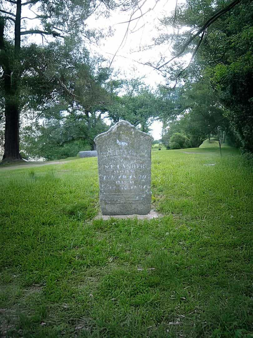 Margaret Lander's grave. Photo 2