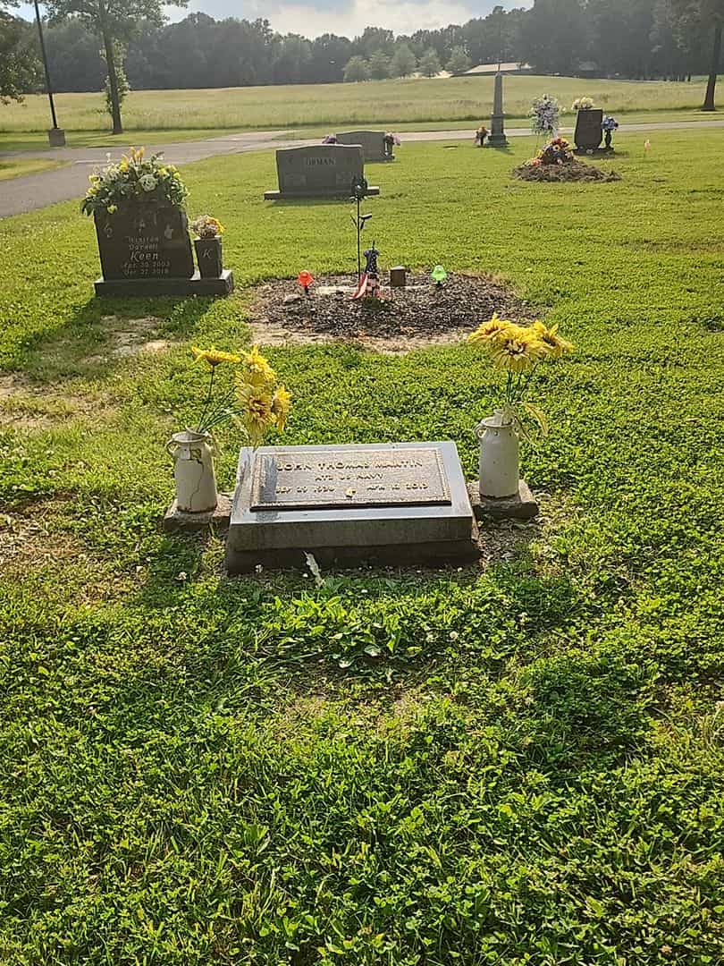 John Thomas Martin's grave. Photo 2