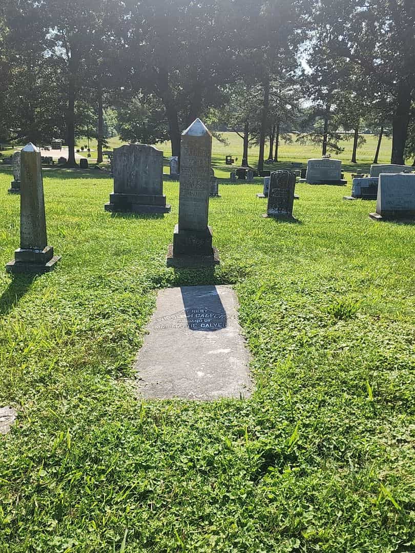 Wilson H. Calvert's grave. Photo 2