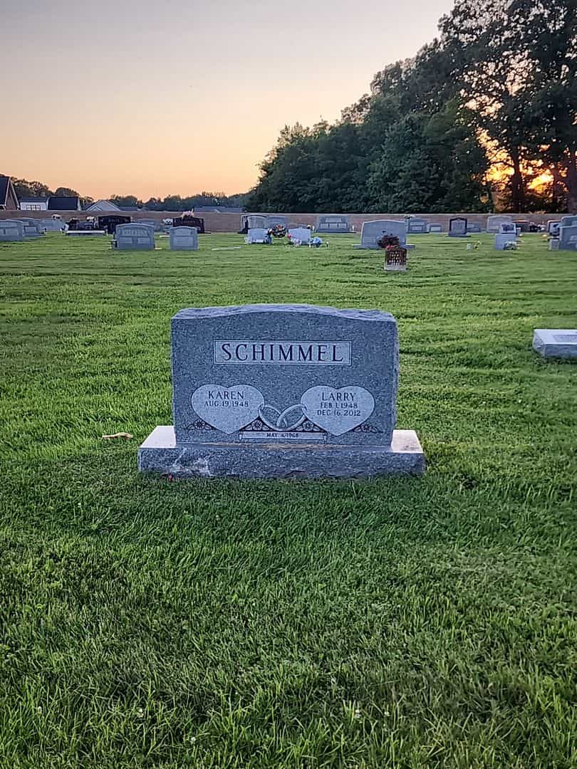 Larry Schimmel's grave. Photo 2