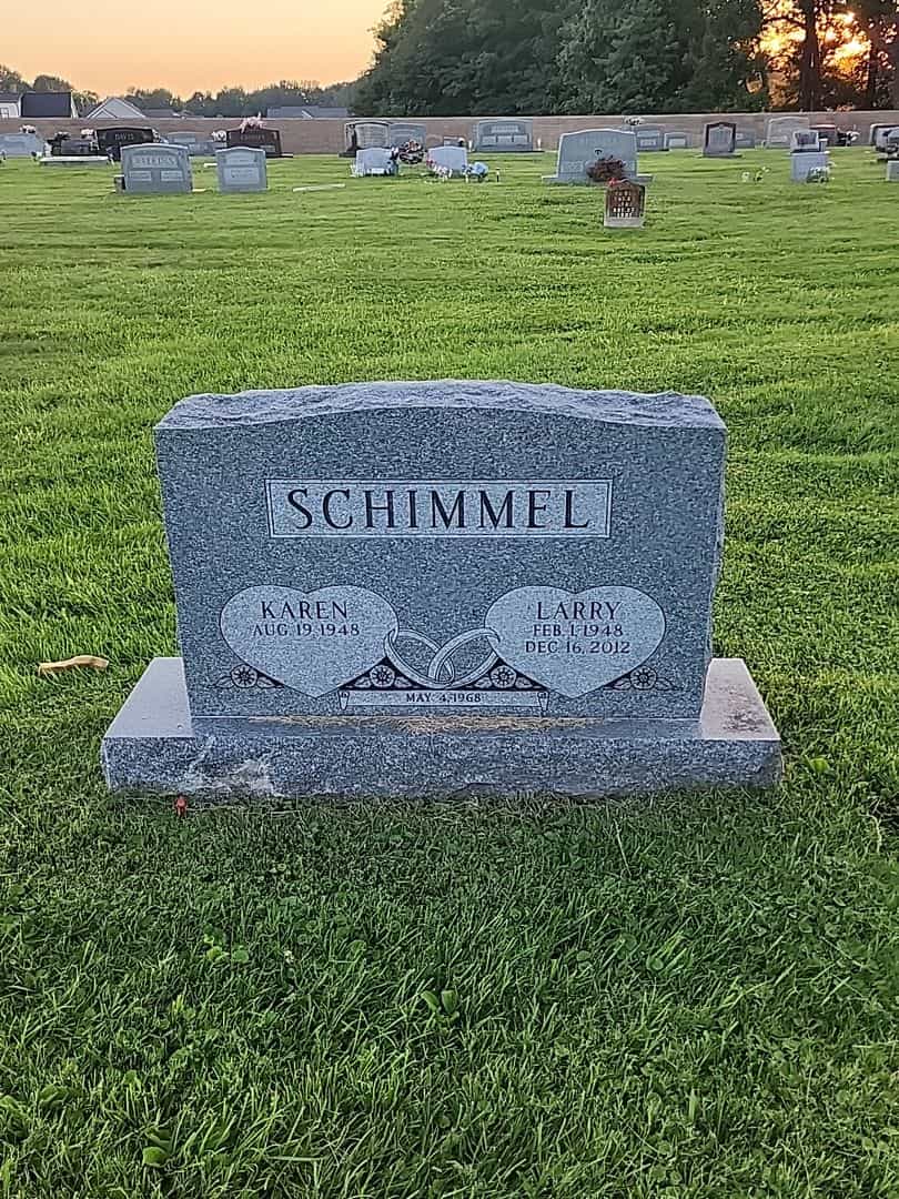 Larry Schimmel's grave. Photo 1