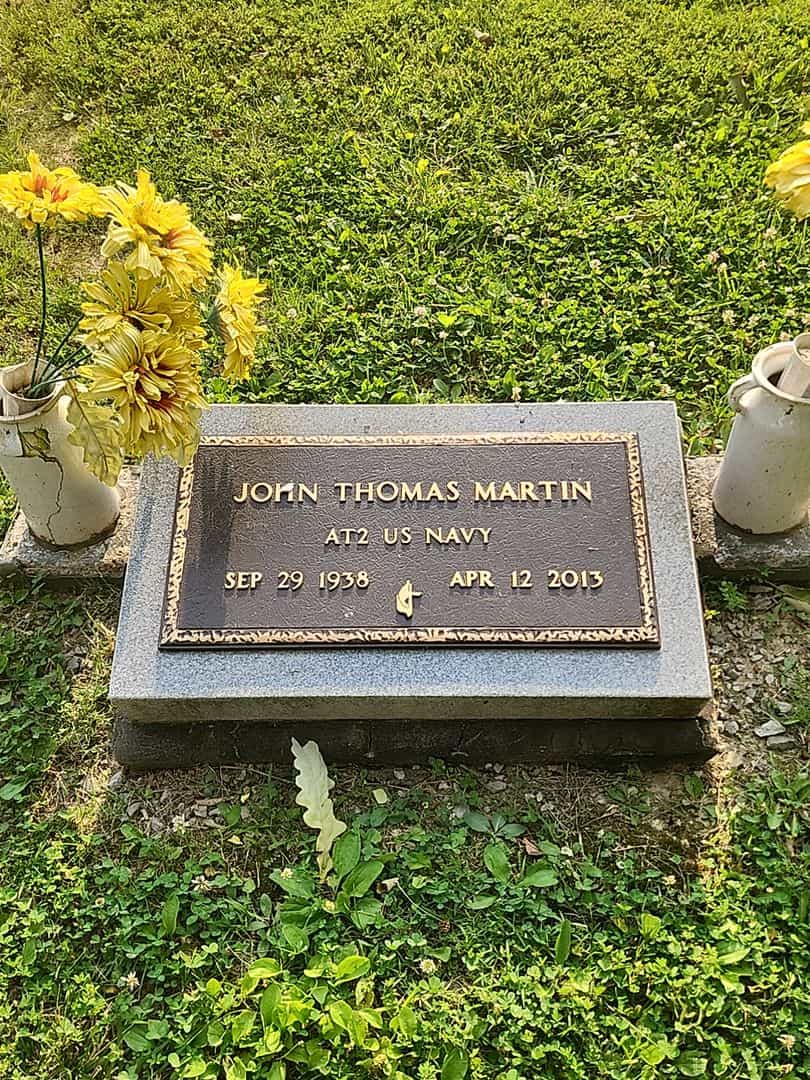 John Thomas Martin's grave. Photo 1
