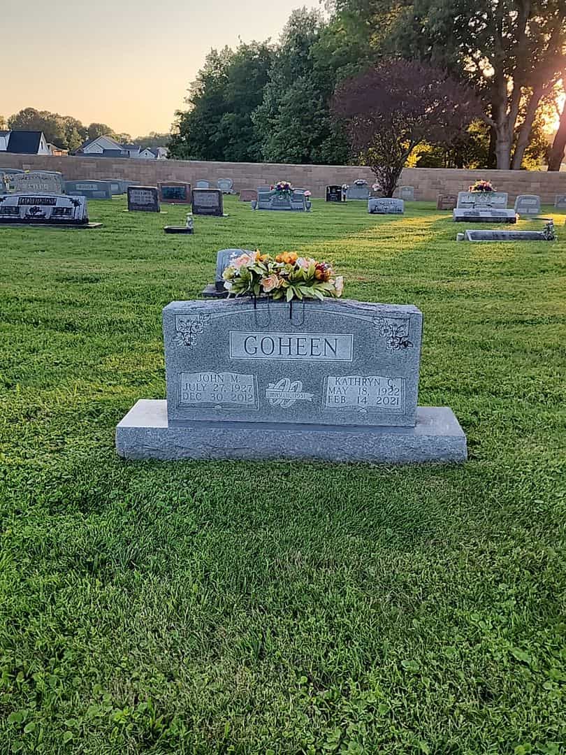 John Marion Goheen's grave. Photo 2