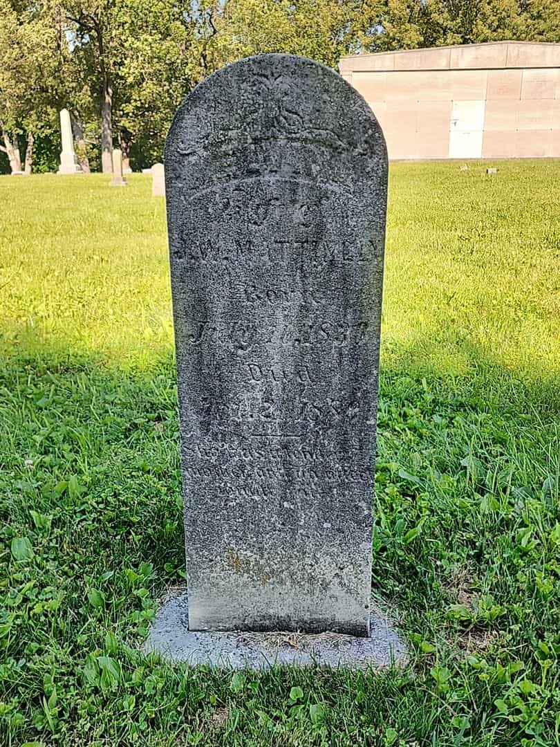 Melvina Mattingly's grave. Photo 1