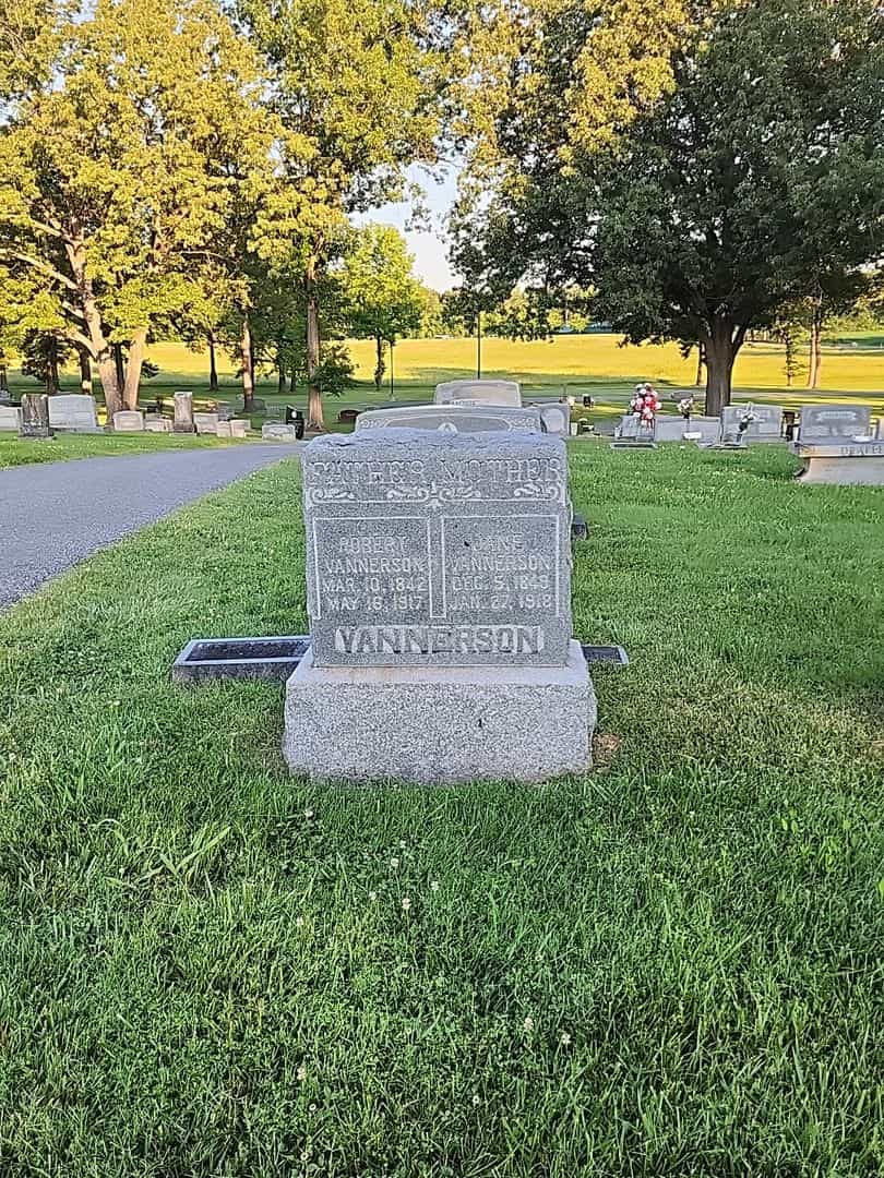 Jane Vannerson's grave. Photo 2