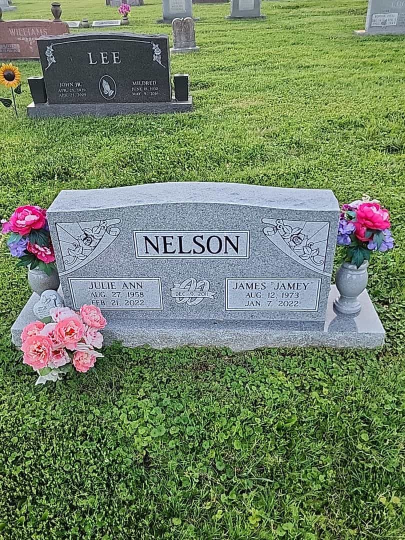 James "Jamey" Nelson's grave. Photo 1