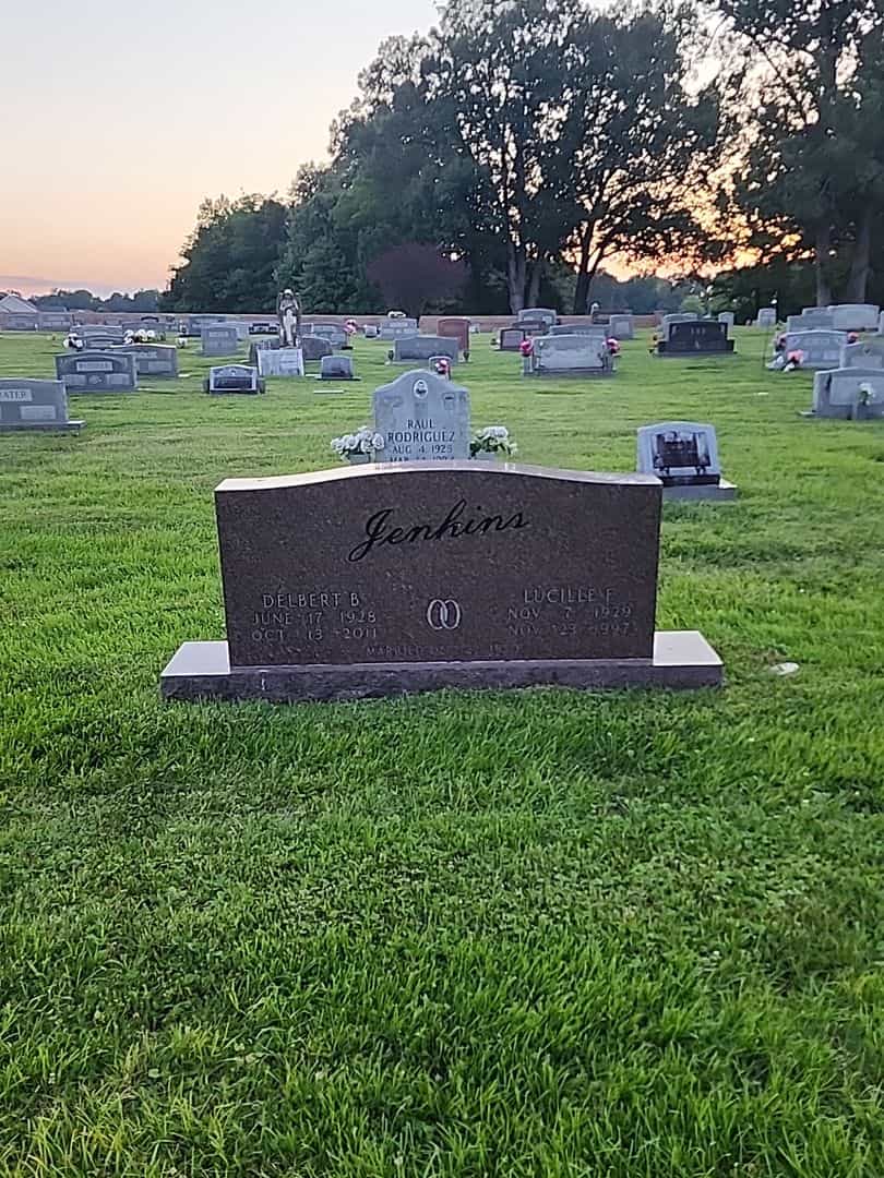 Delbert B. Jenkins's grave. Photo 2