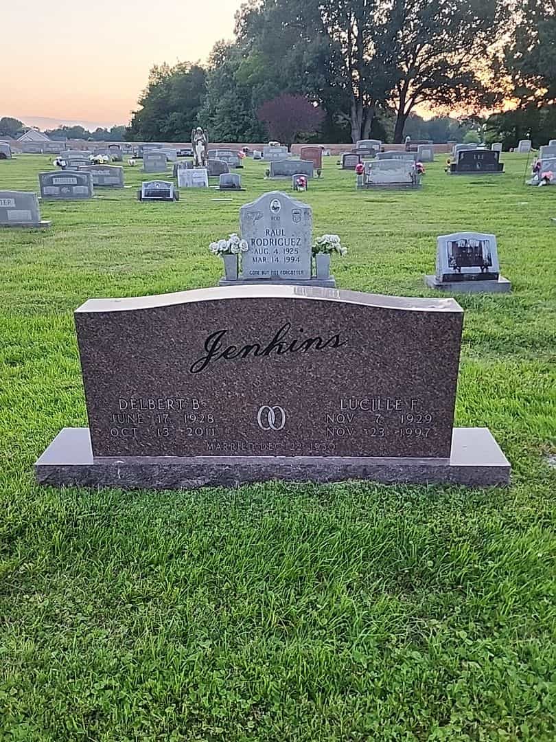 Delbert B. Jenkins's grave. Photo 1