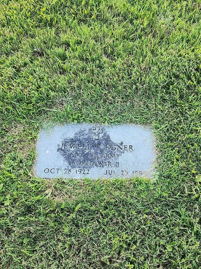 Jewell Franklin Egner's grave. Photo 3