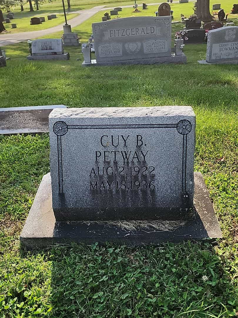 Guy B. Petway's grave. Photo 1