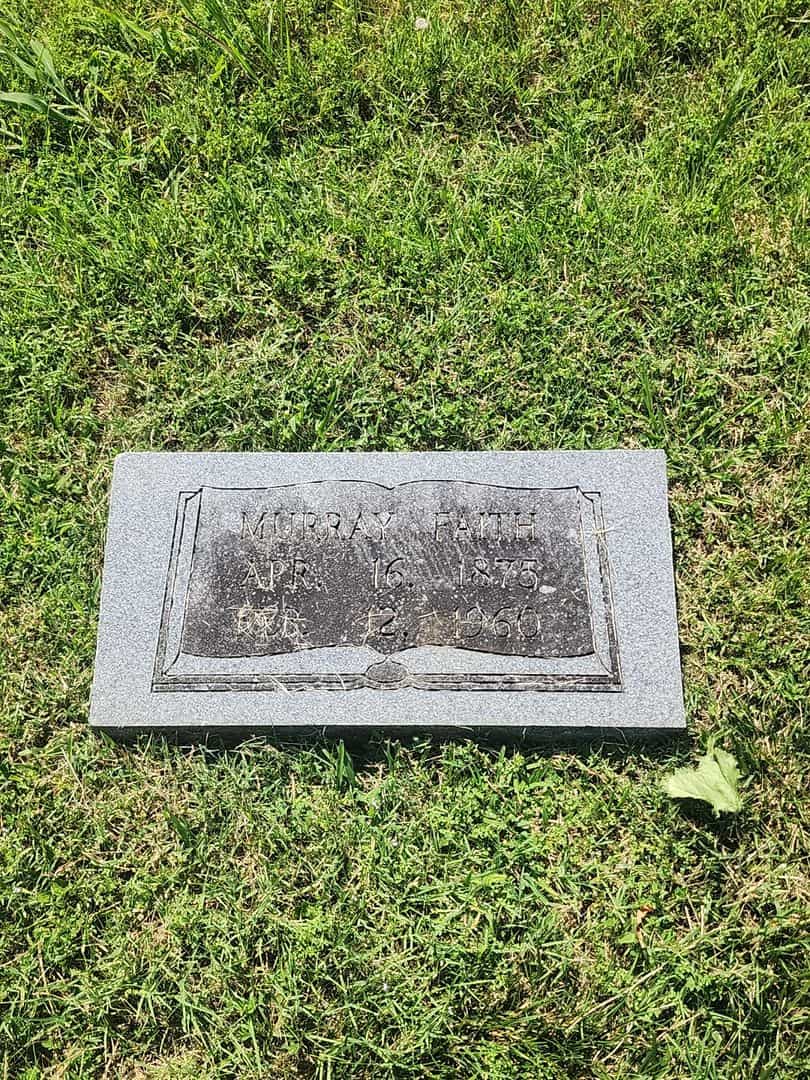 Murray Faith's grave. Photo 1