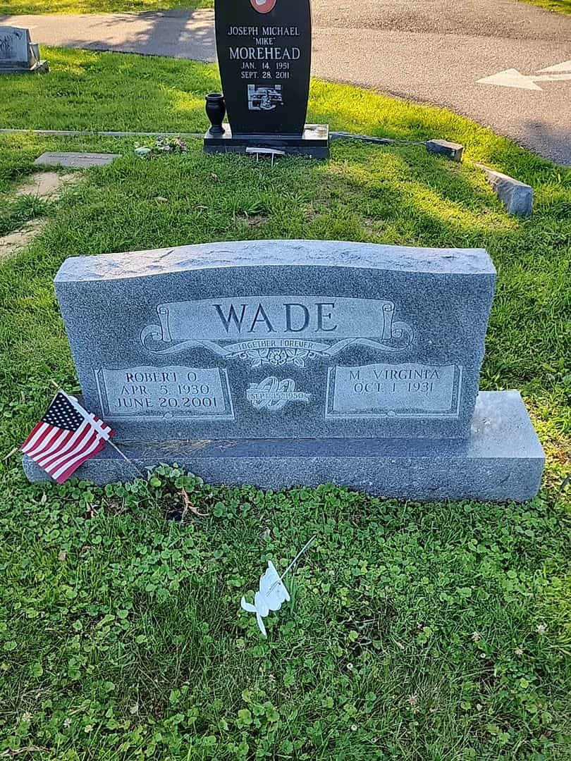 Robert O. Wade's grave. Photo 1