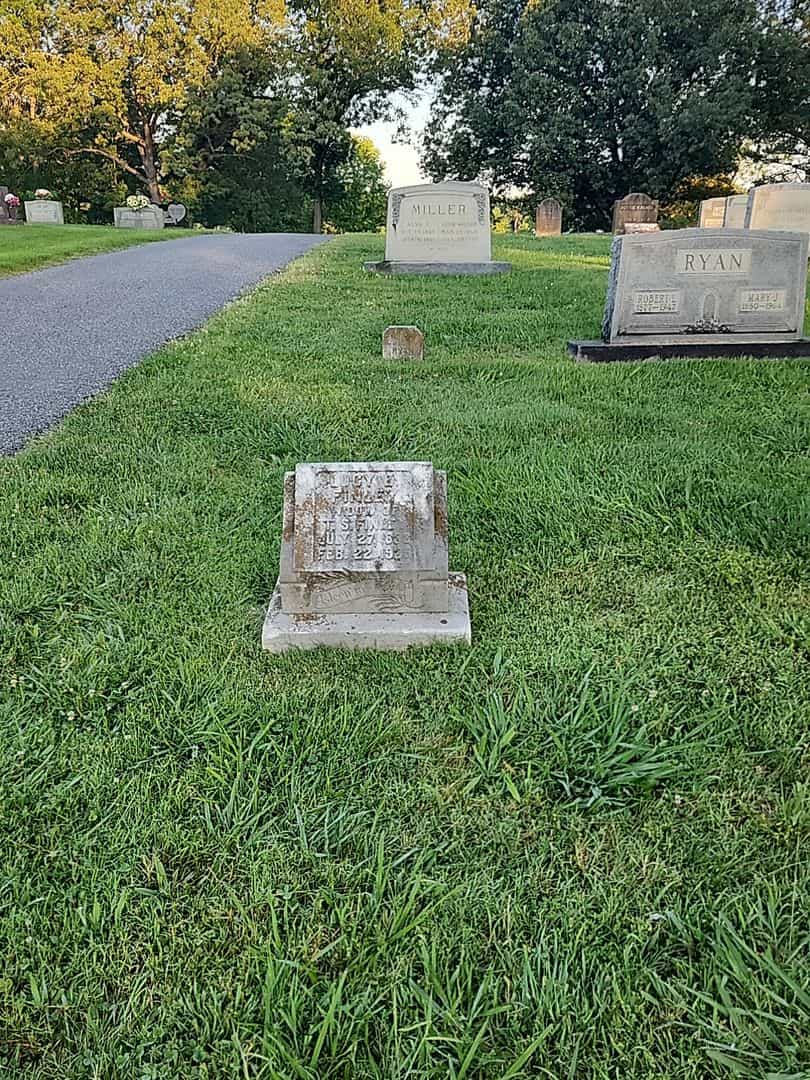 Lucy E. Finley's grave. Photo 2