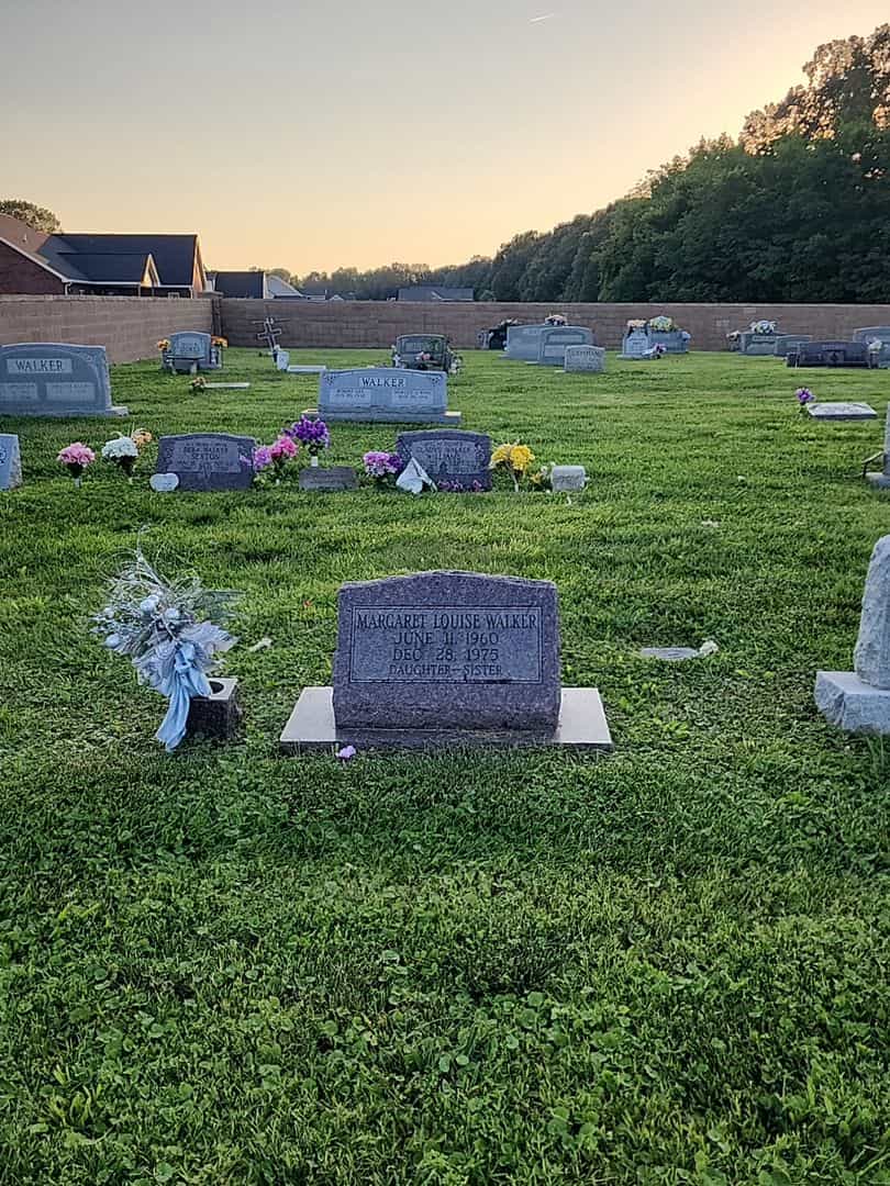 Margaret Louise Walker's grave. Photo 2