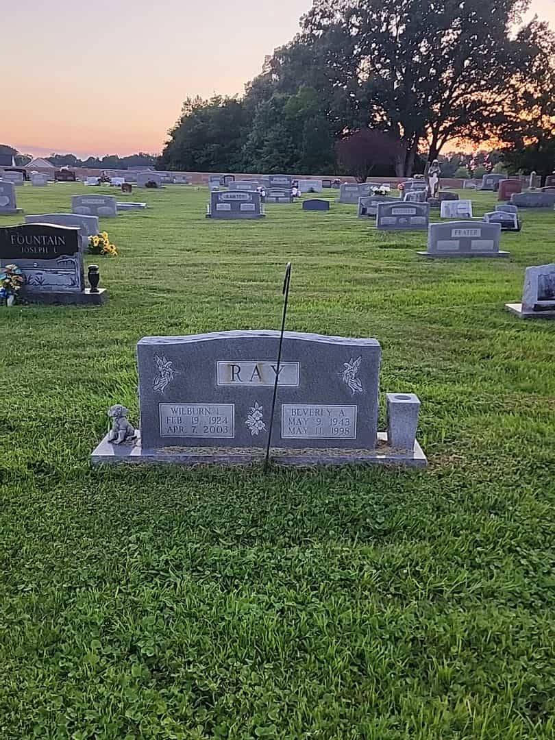 Wilburn L. Ray's grave. Photo 2