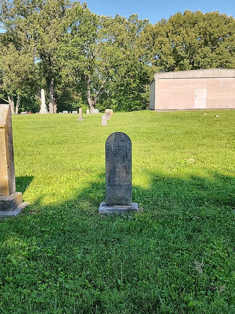 Joseph W. Mattingly's grave. Photo 2