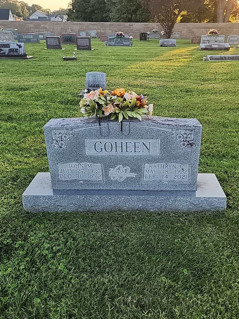 John Marion Goheen's grave. Photo 1