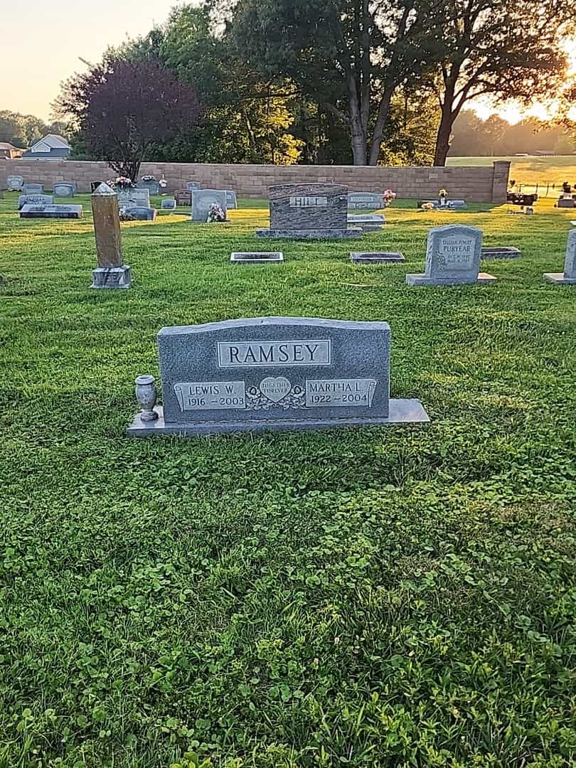 Martha L. Ramsey's grave. Photo 2