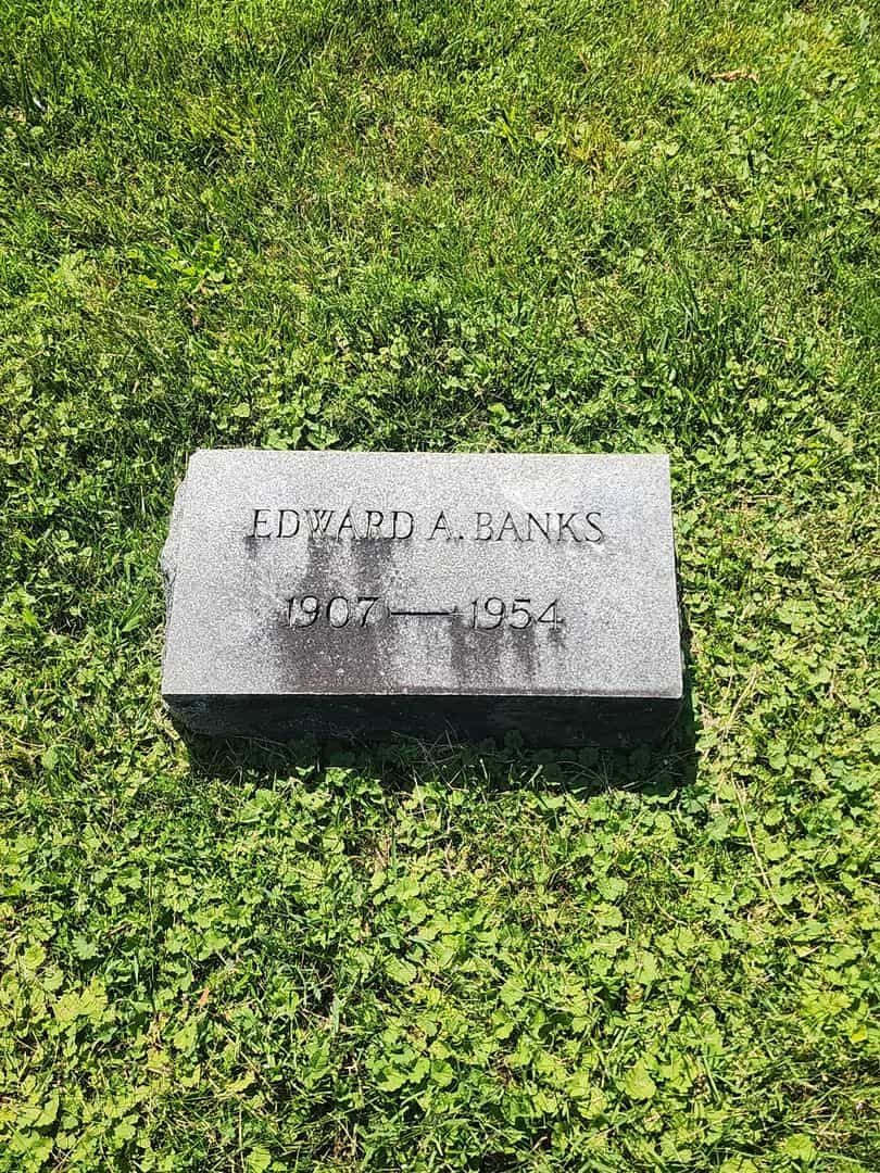 Edward A. Banks's grave. Photo 1