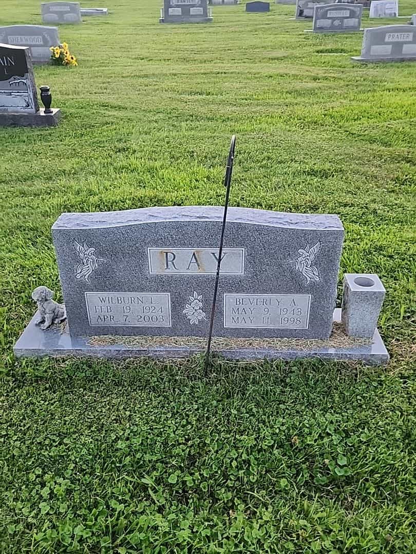 Wilburn L. Ray's grave. Photo 1