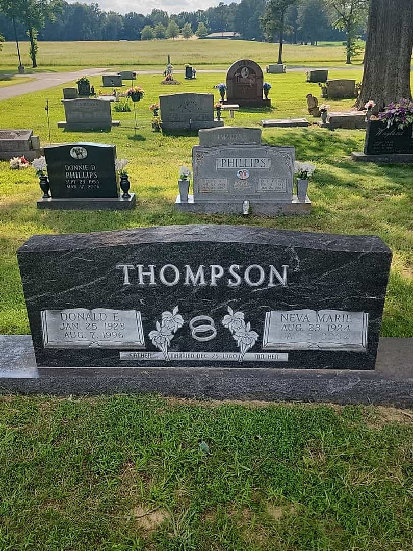 Neva Marie Thompson's grave. Photo 1