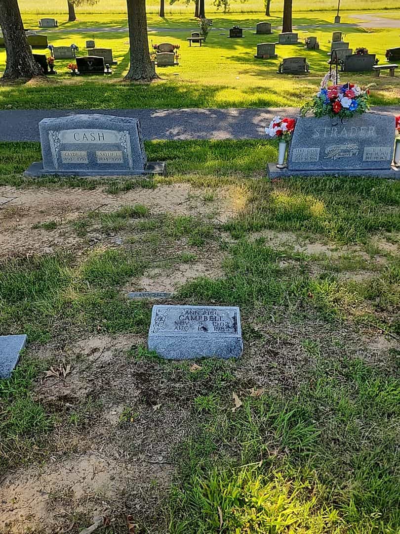 Ann Rice Campbell's grave. Photo 2