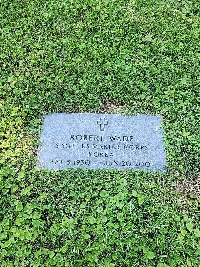 Robert O. Wade's grave. Photo 3