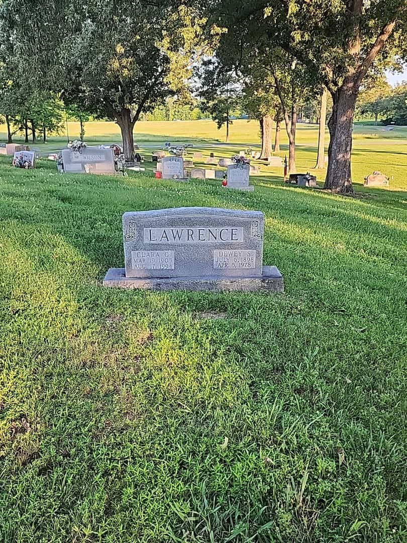 Clara C. Lawrence's grave. Photo 2