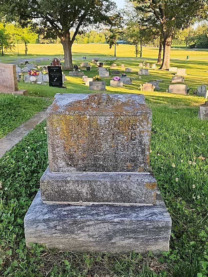 Andrew J. Barnes's grave. Photo 1