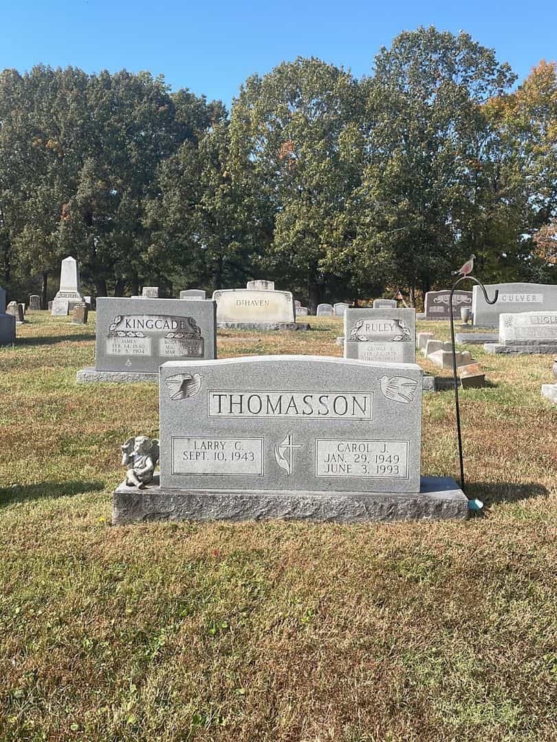 Carol J. Thomasson's grave. Photo 2